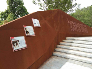 同安耐候钢挡土墙